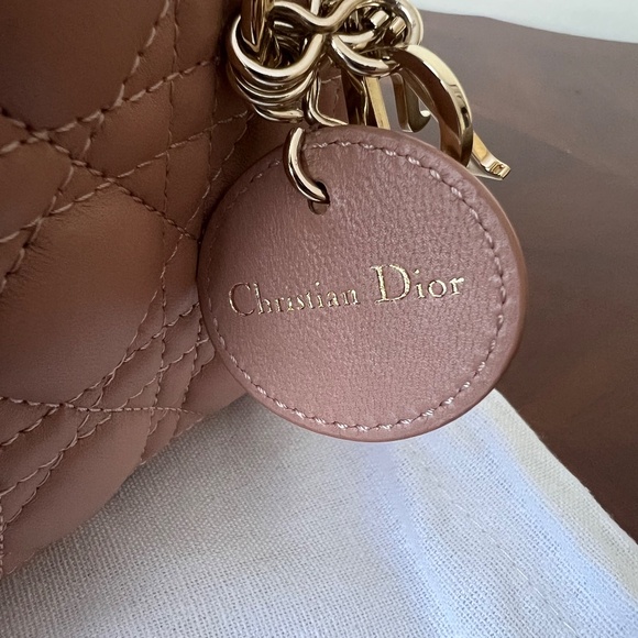 Lady Dior Micro Cannage Quilt Lambskin Bag - Picture 4 of 11